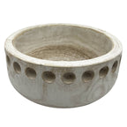 10" Wide Decorative Wood Bowl In Brown
