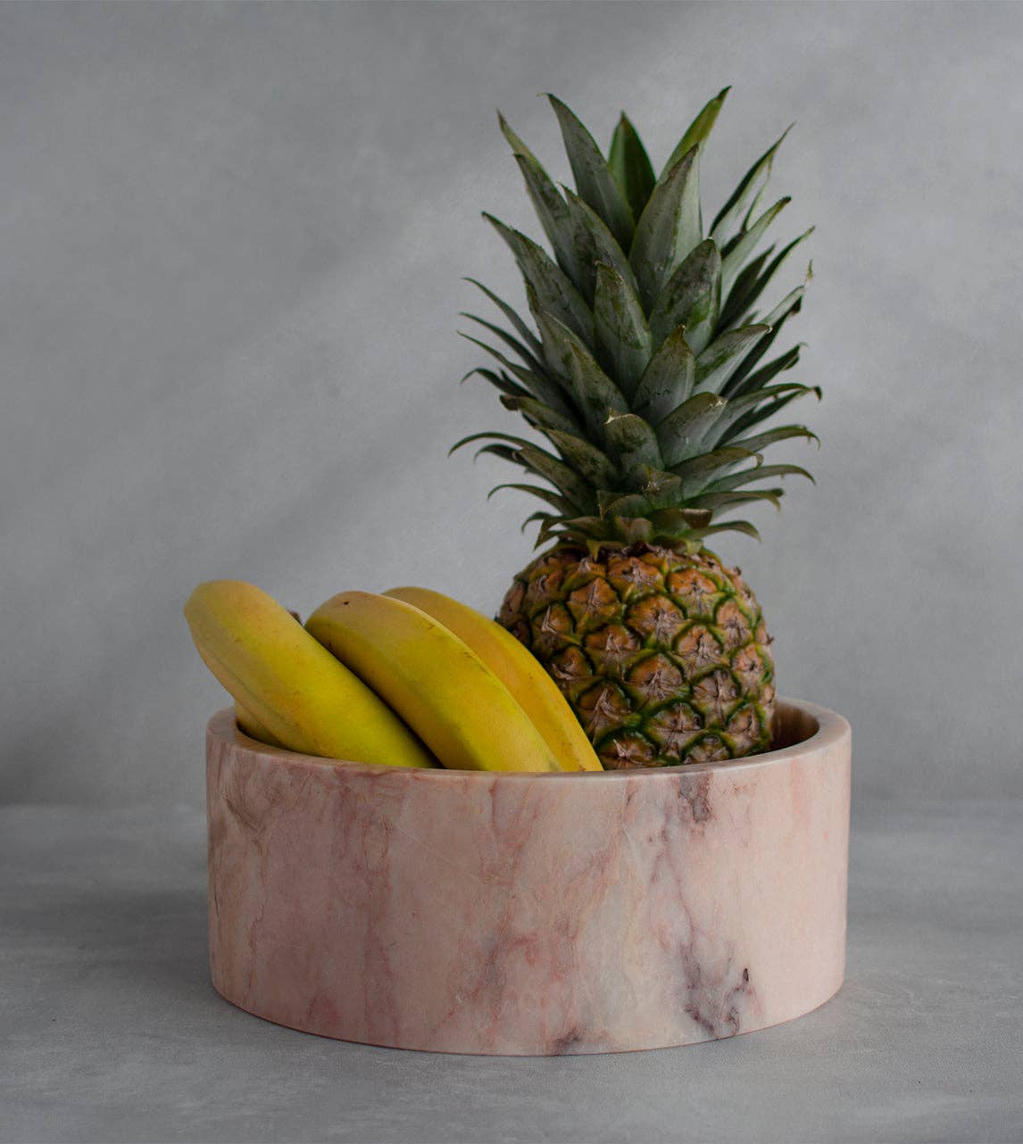 PINK MARBLE CYLINDER BOWL