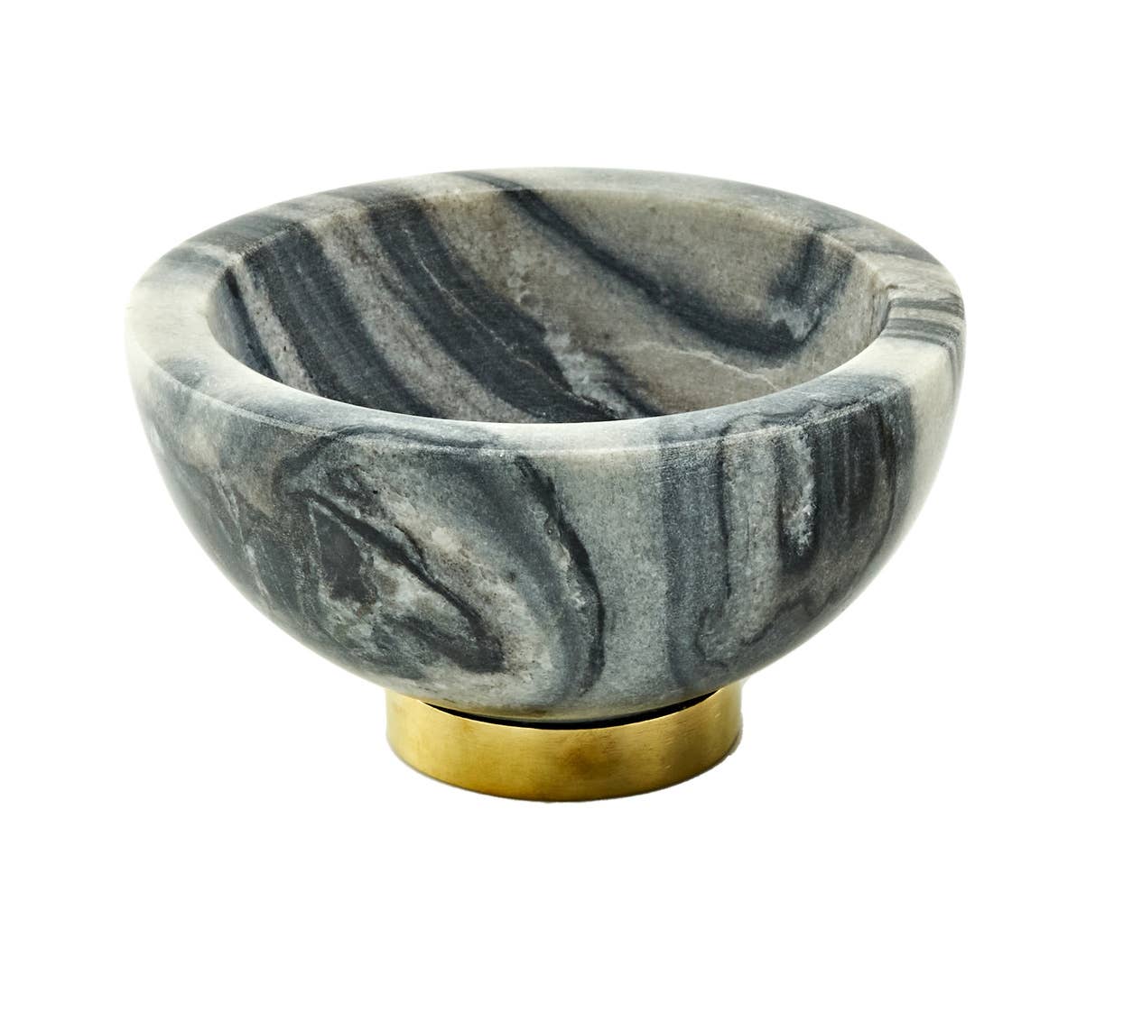 Black Marble Candy Dish