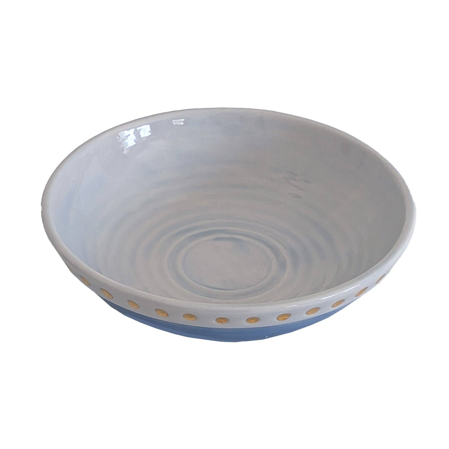 Goddess Bowl with 22K Gold Accent: Bowl / White