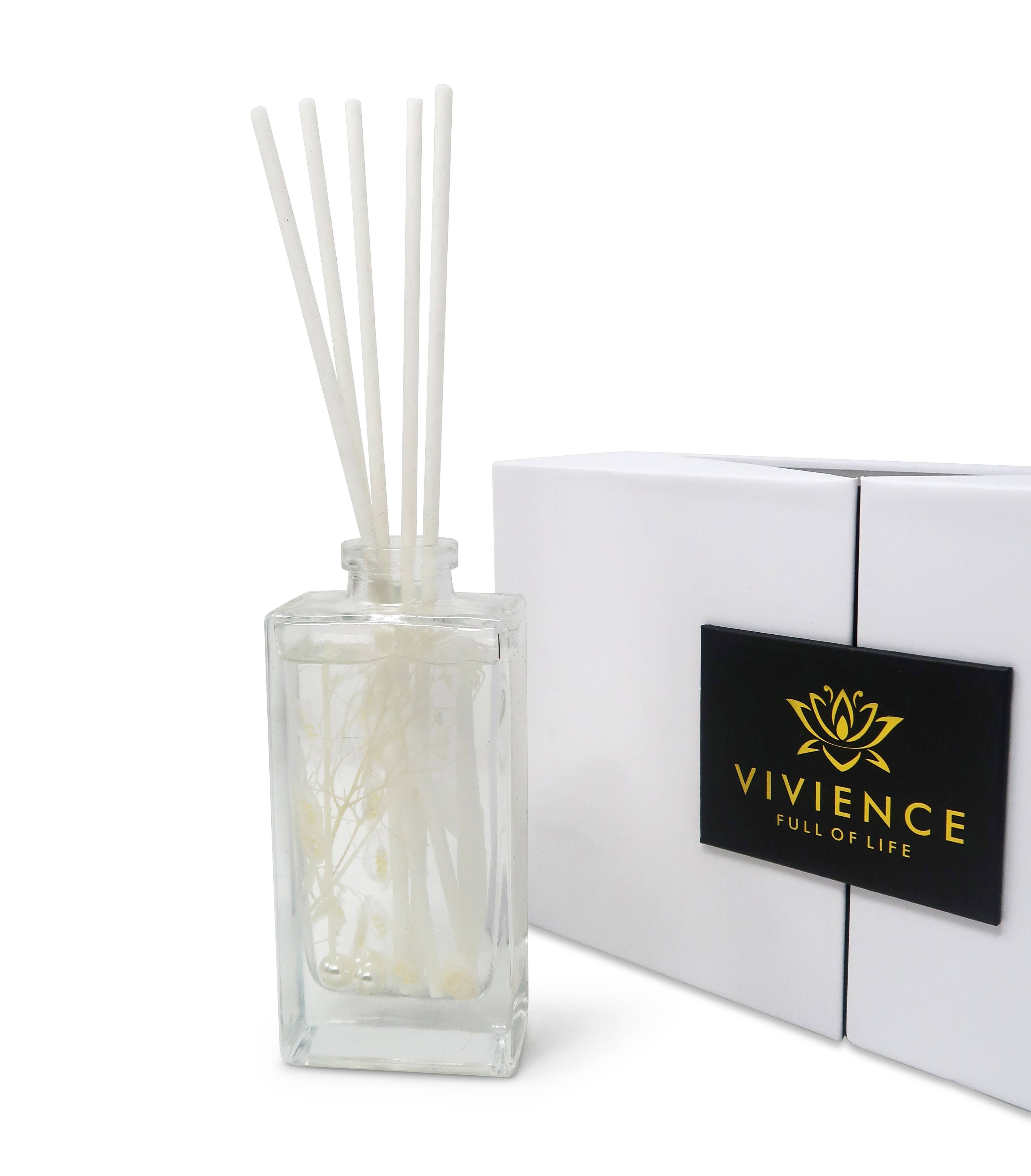 Preserved White Flower Reed Diffuser