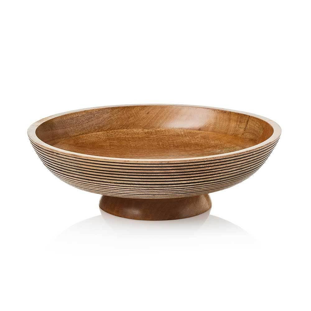 Kaala Ribbed Pedestal Bowl