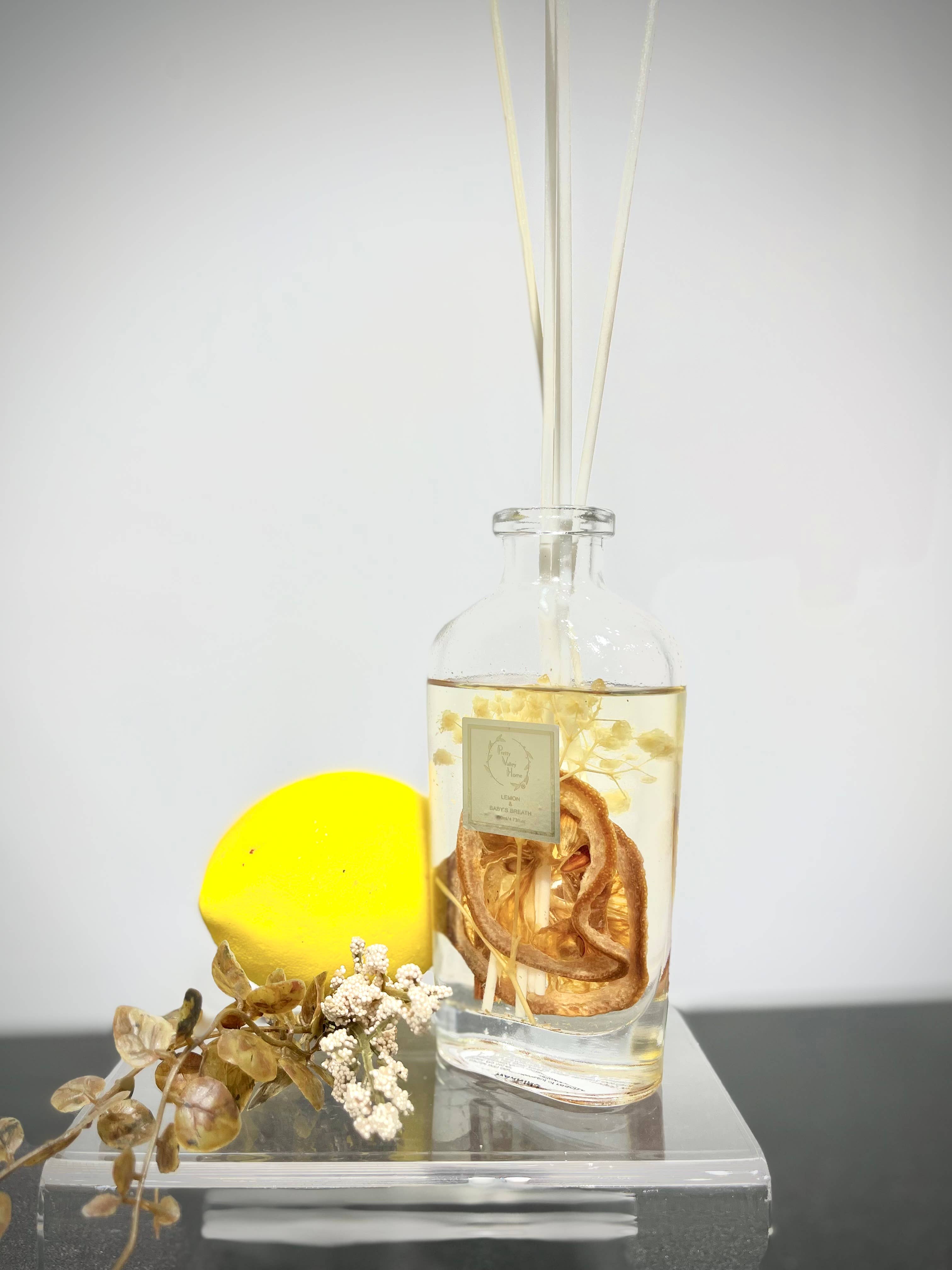 Botanical Reed Diffuser Sets - Lemon & Baby's breath