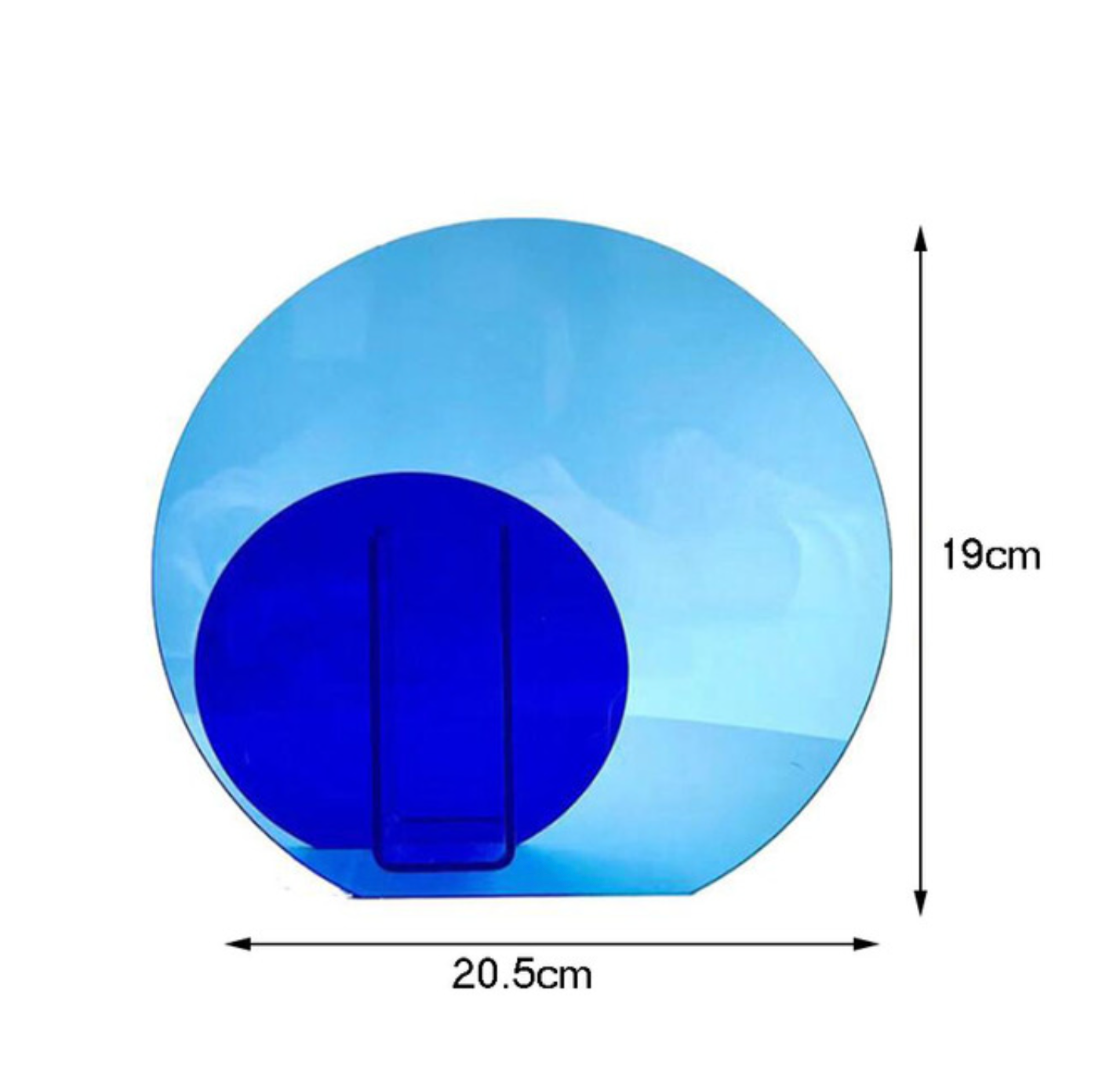 Blue Acrylic Vases
