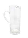 Classic Glass Pitcher with White Handle