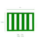 Herringbone Enameled Oliver Tray 8x12