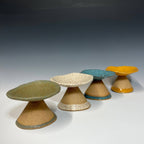 Medium Footed Dish: Agate