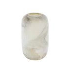 Contemporary Cream Glass Vase