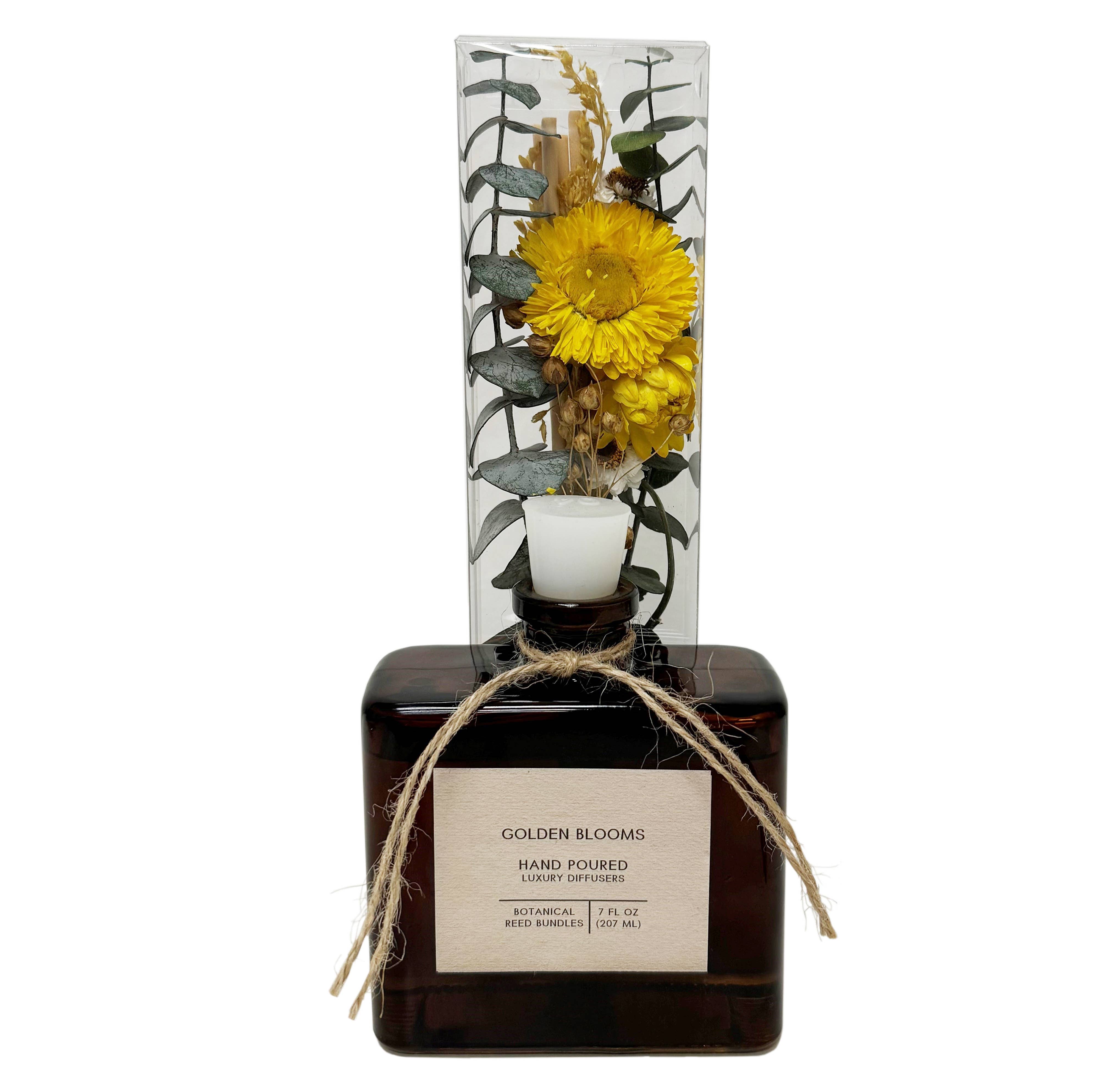 Golden Blooms Bouquet Reed Bundle Fragrance Diffuser