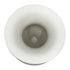 8" High Modern Ceramic Vase in White