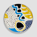 Enamel Footed Cake Stand