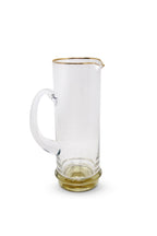 Pitcher with Gold Base and Rim