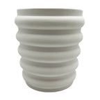 Modern Ceramic Vase in Beige: Large
