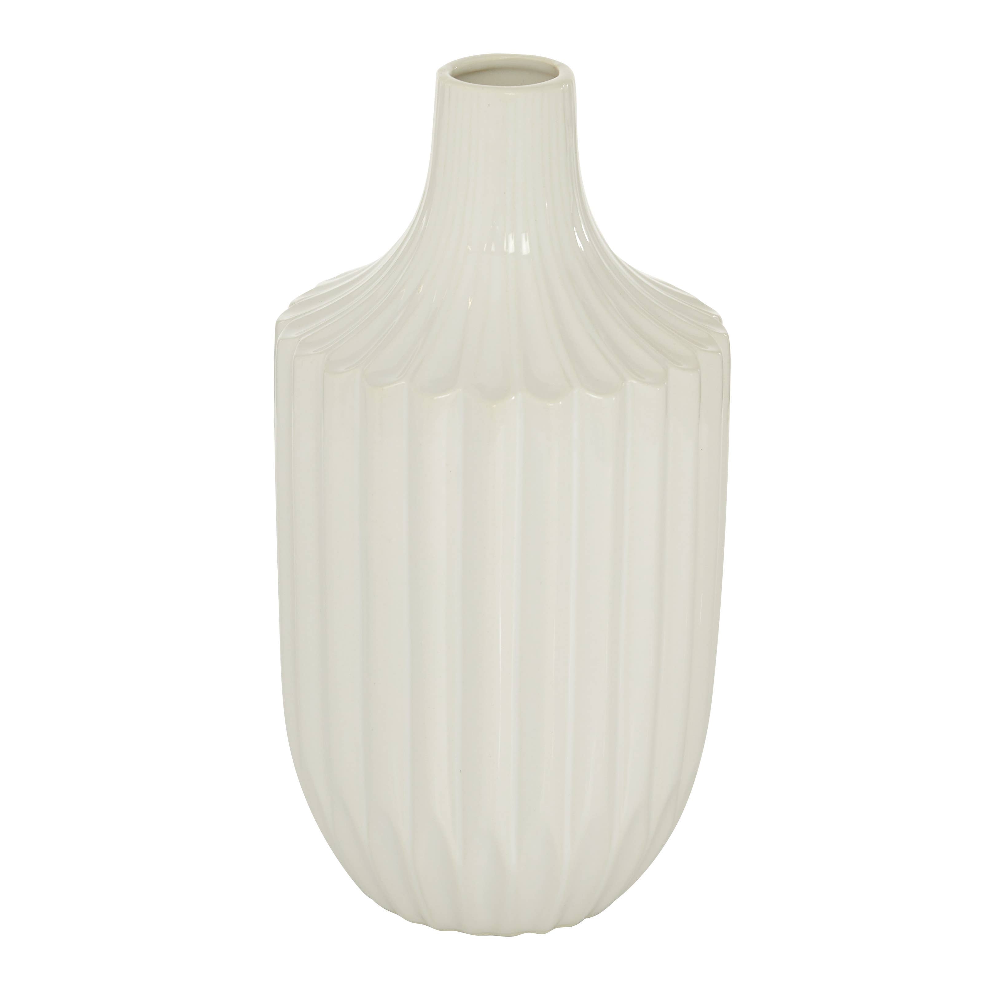 Modern White Ceramic Vase