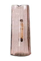 Hammered water pitcher, Pink -6.25 x 9.5 Inches