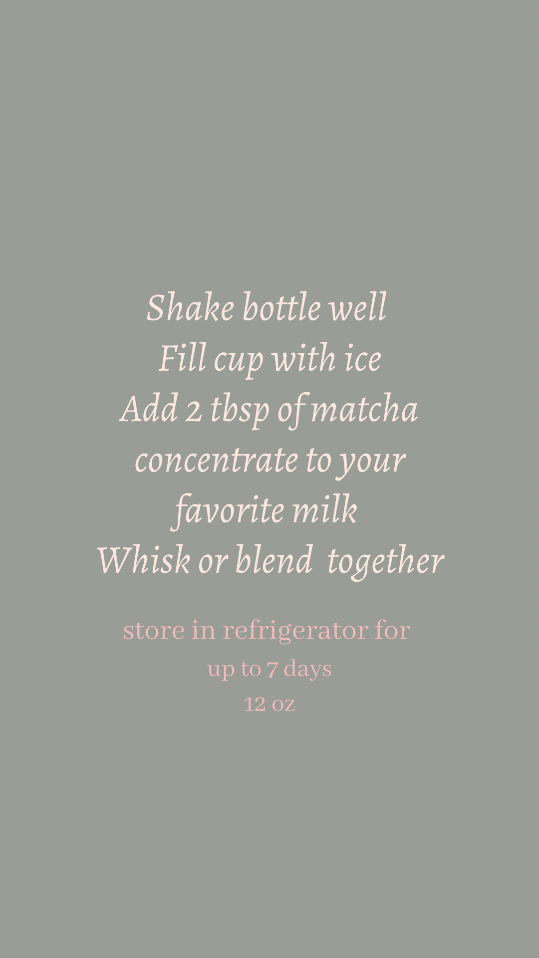 Matcha concentrate Pack of 2 for Delivery