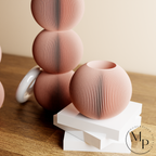 BUBBLE Vase | PREMIUM | 8 Colors | For Dried & Fresh Flowers: Marble / Single / With Insert