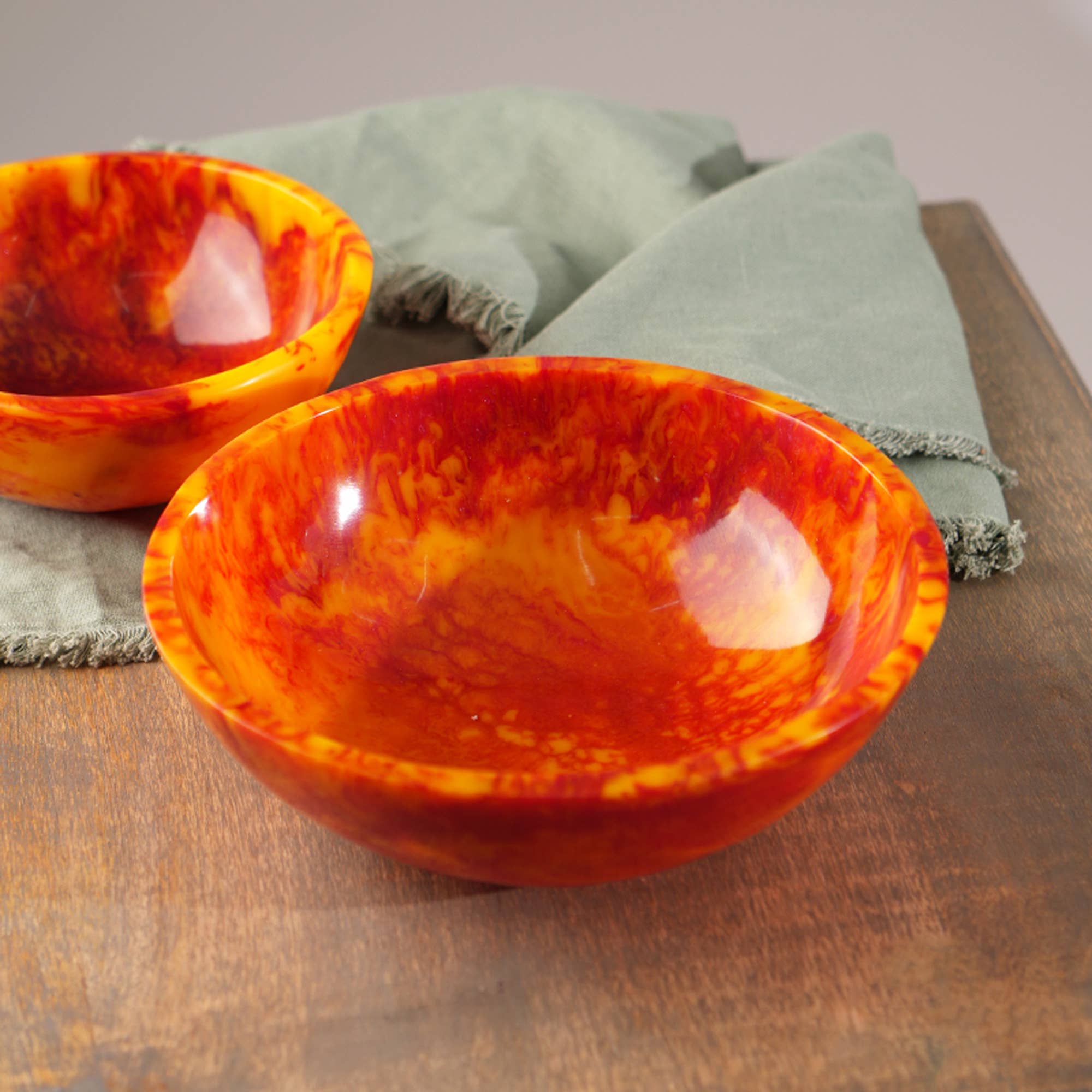 RESIN DECORATIVE BOWL - Large