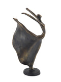 Traditional Brass Polystone Sculpture