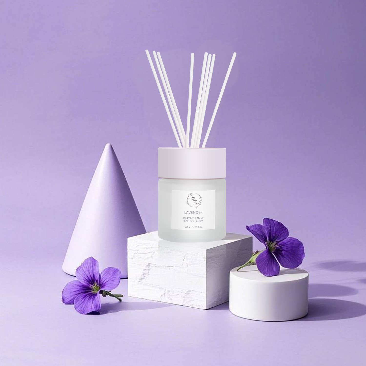 Reed Diffuser Set 100Ml / 3.38fl OZ Gift Box - Lavender