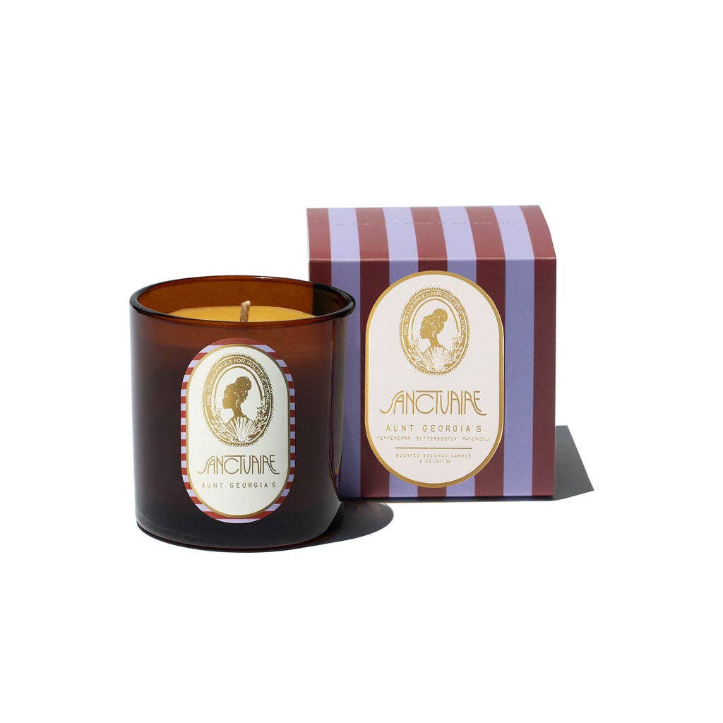 AUNT GEORGIA’S SCENTED BEESWAX CANDLE