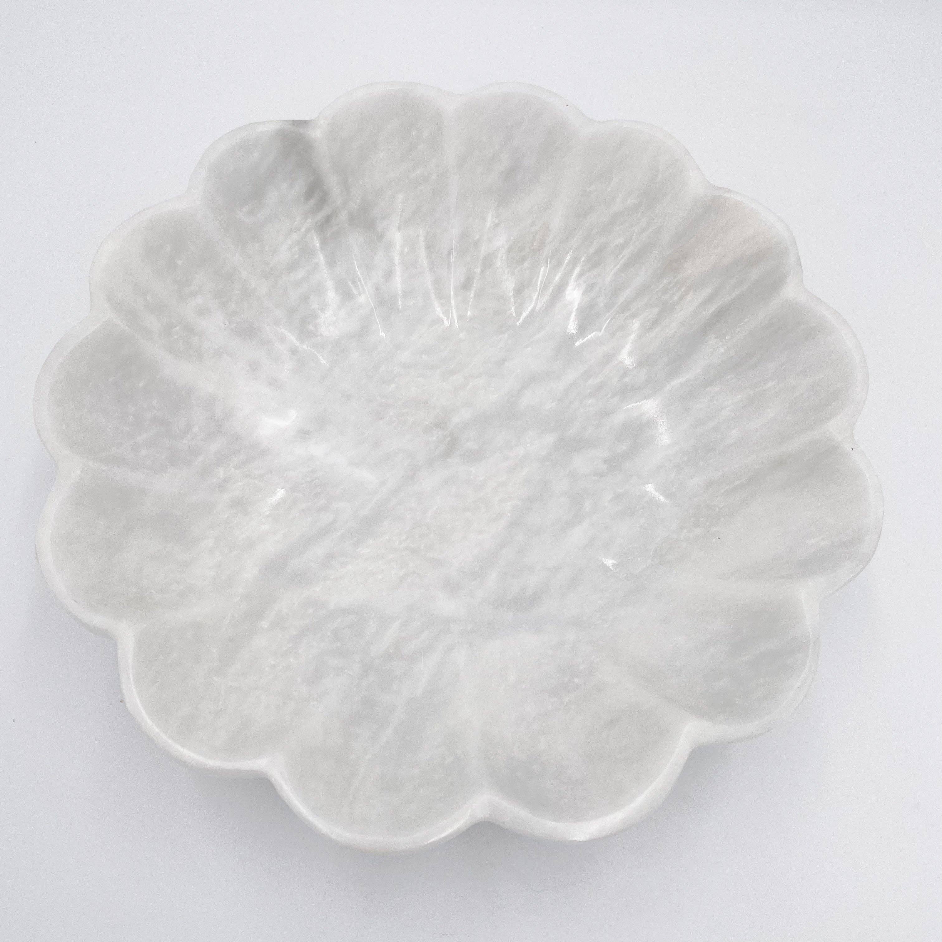 Hand-carved Bowl in Marble and Onyx: Verona Marble