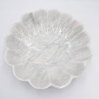 Hand-carved Bowl in Marble and Onyx: Multi-green Onyx, beige