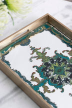 18x13x2" Opulent Baroque Mirror Tray