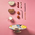 Enamel Footed Cake Stand
