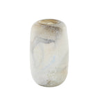 Contemporary Cream Glass Vase