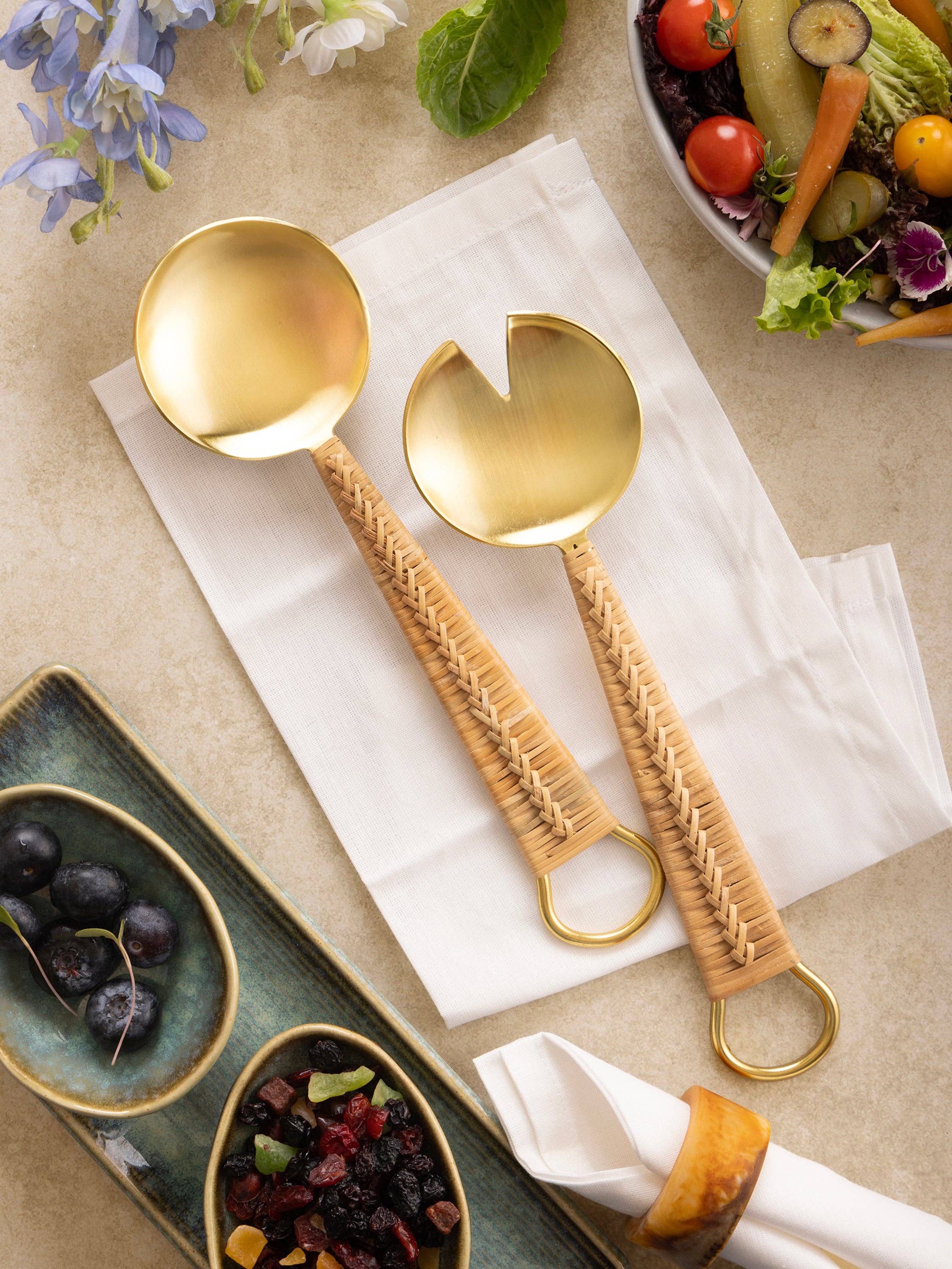 Helsinki Salad Servers - 10.5" x 3"