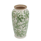 7.5x7.5x14.5" Verdant Whisper Ceramic Vase