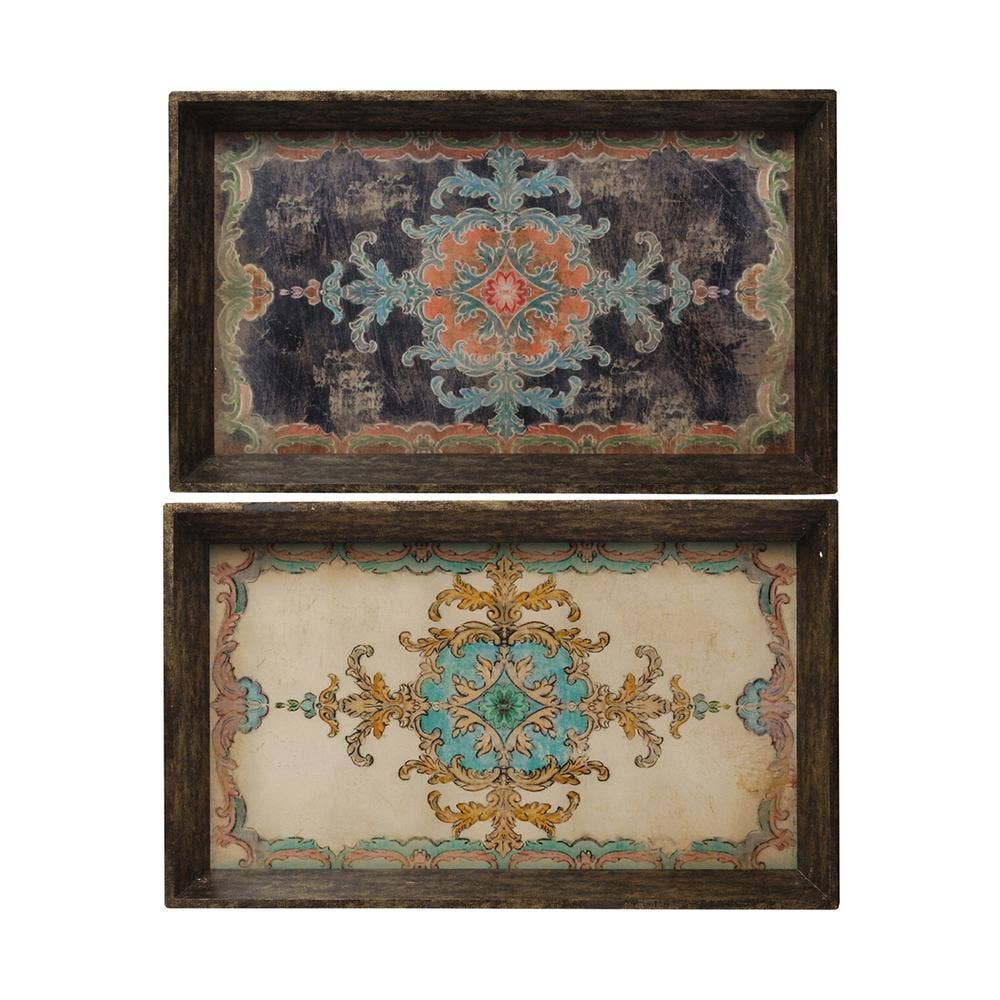 Tray - Multi-colors- black