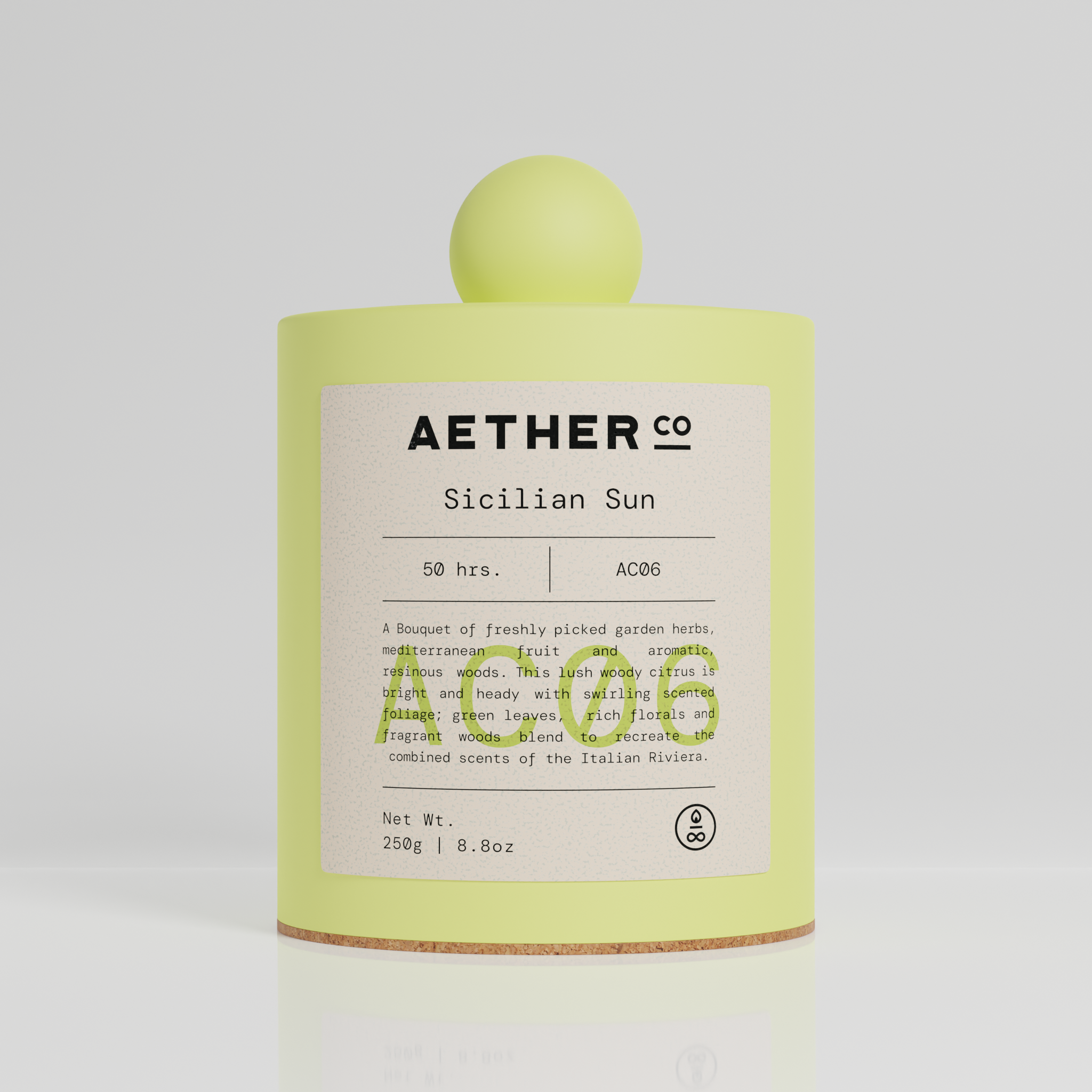 Sicilian Sun Candle 250g