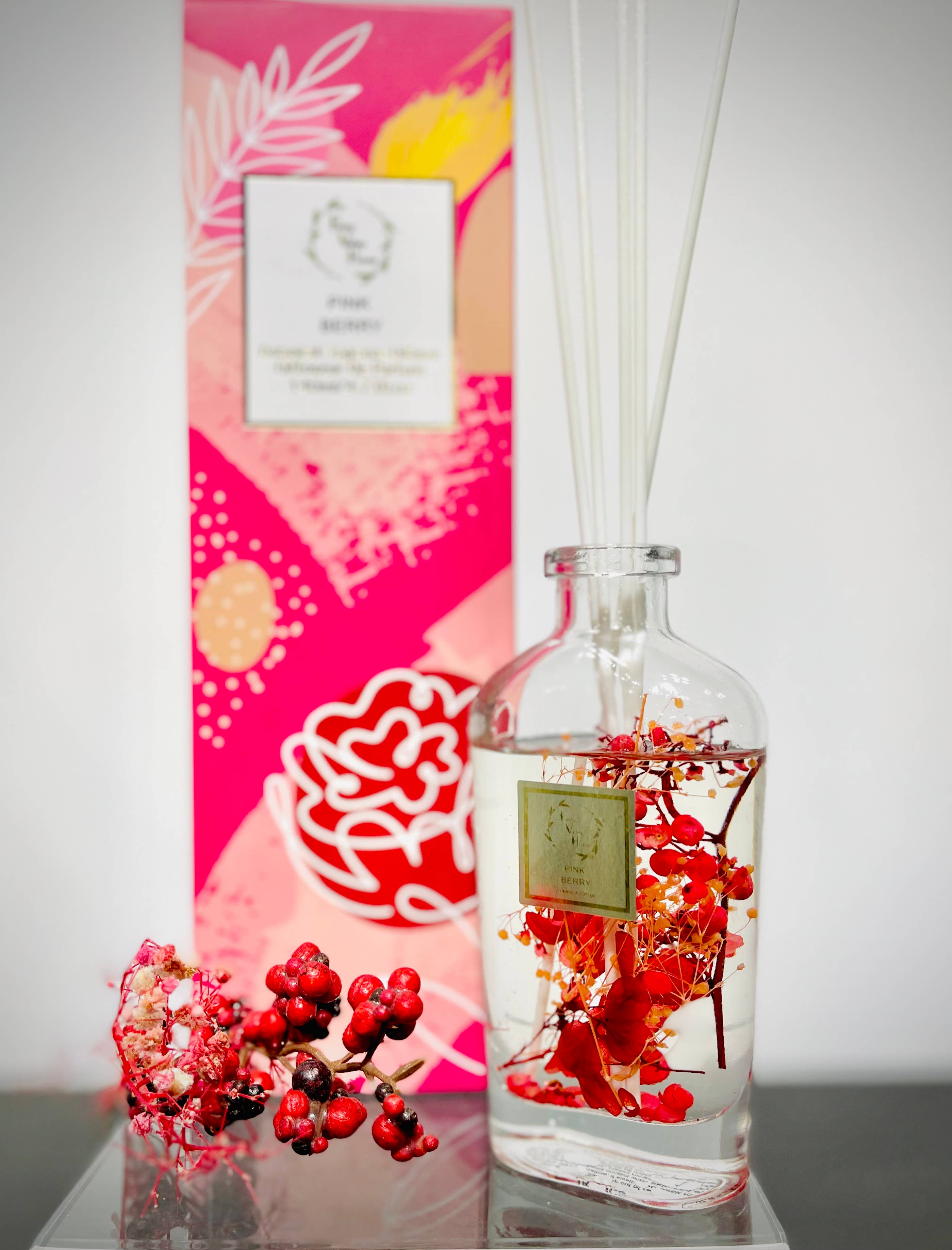 Botanical Reed Diffuser Sets - Pink Berry