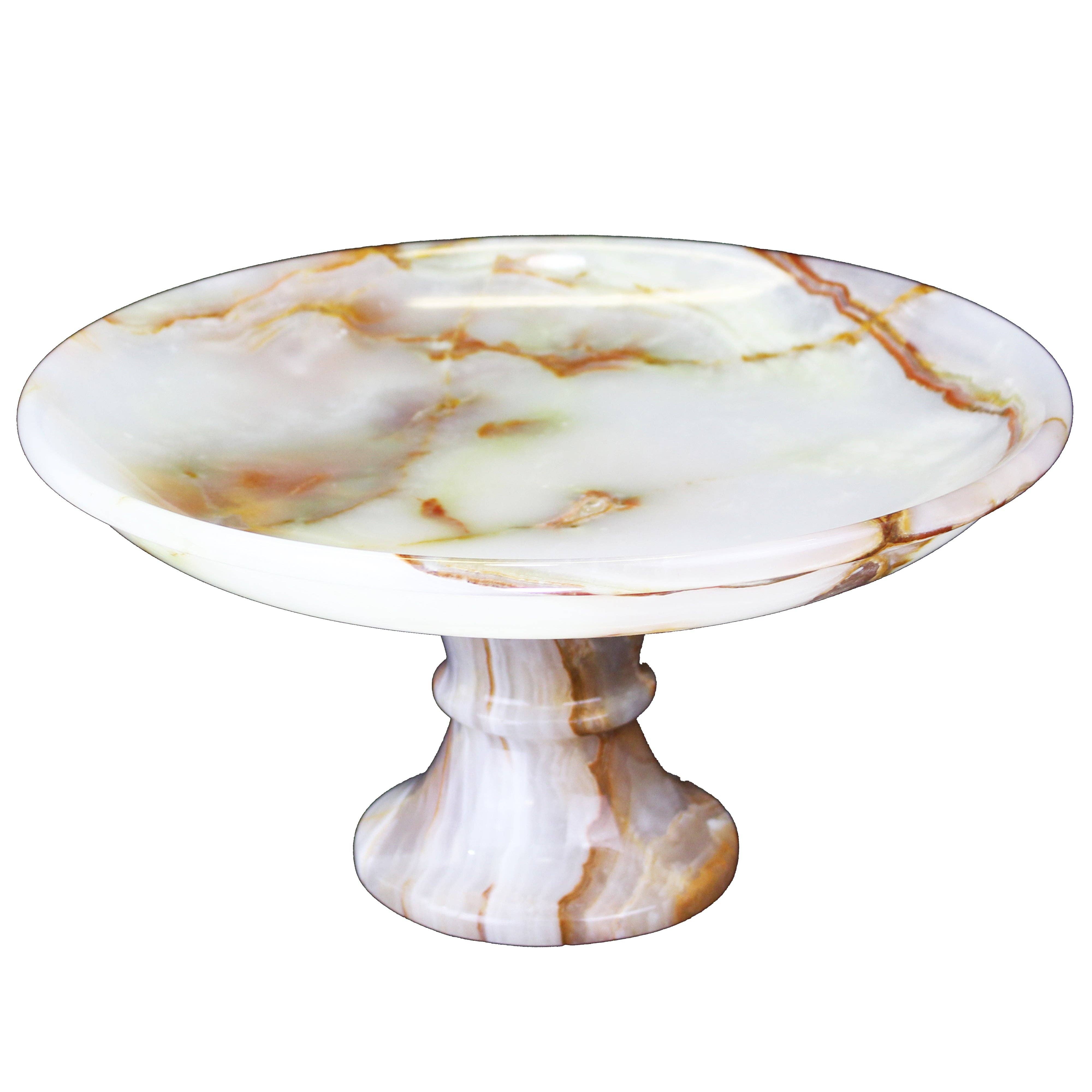 Multicolored Onyx Cake Stand