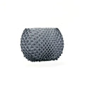Hobnail Vase - Optic - Charcoal Haze
