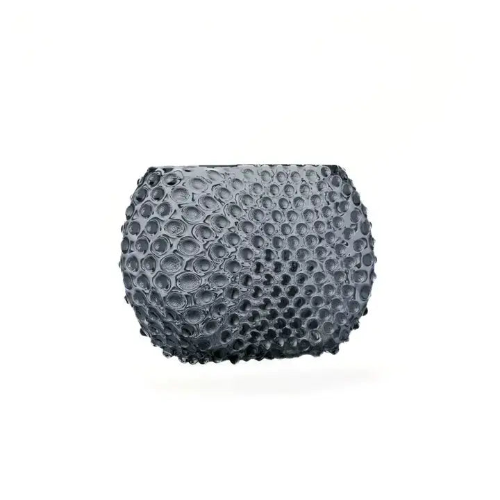 Hobnail Vase - Optic - Charcoal Haze