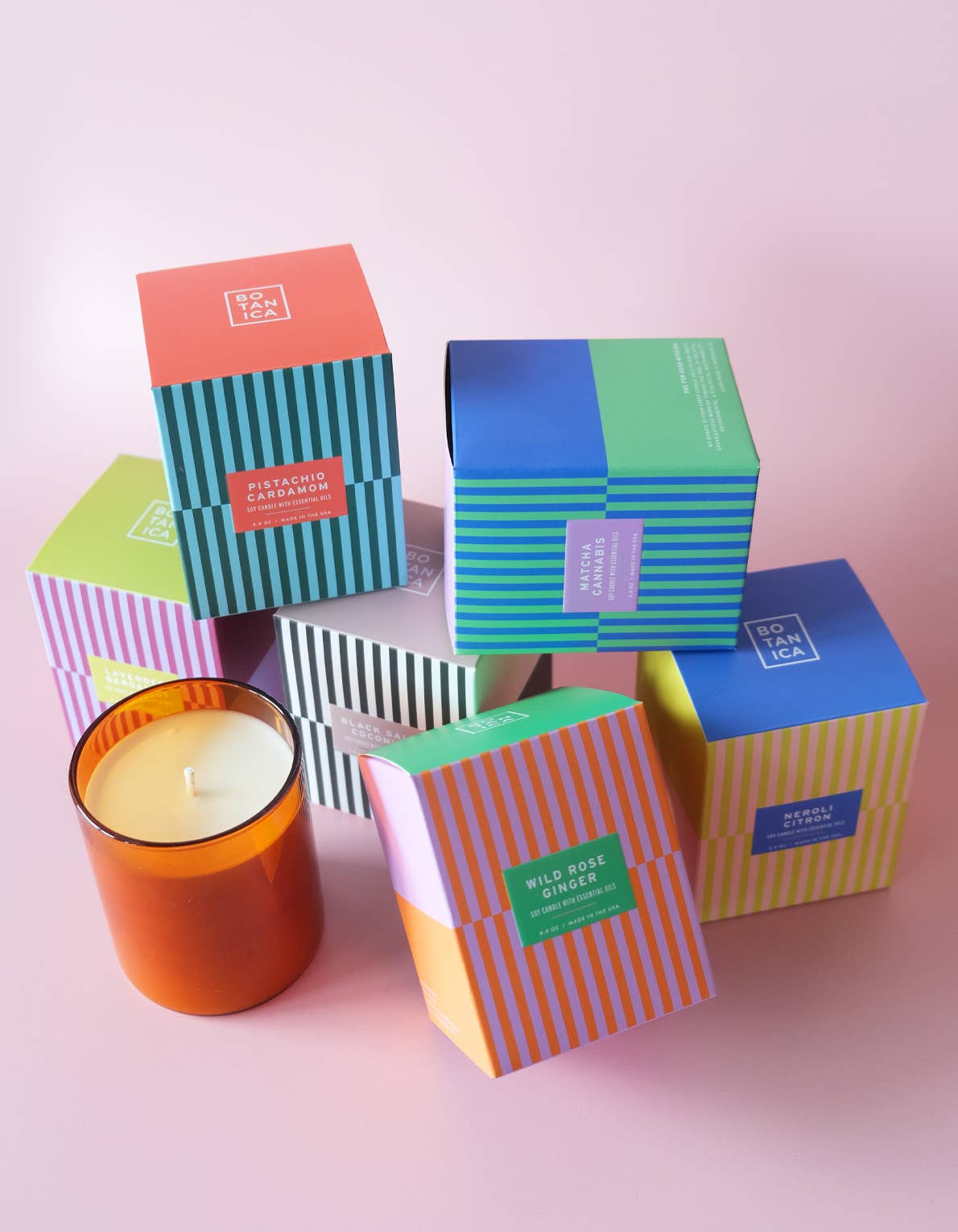 Wild Rose + Ginger Essentials Candle | 8 oz.