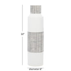 Modern White Ceramic Vase: 891273