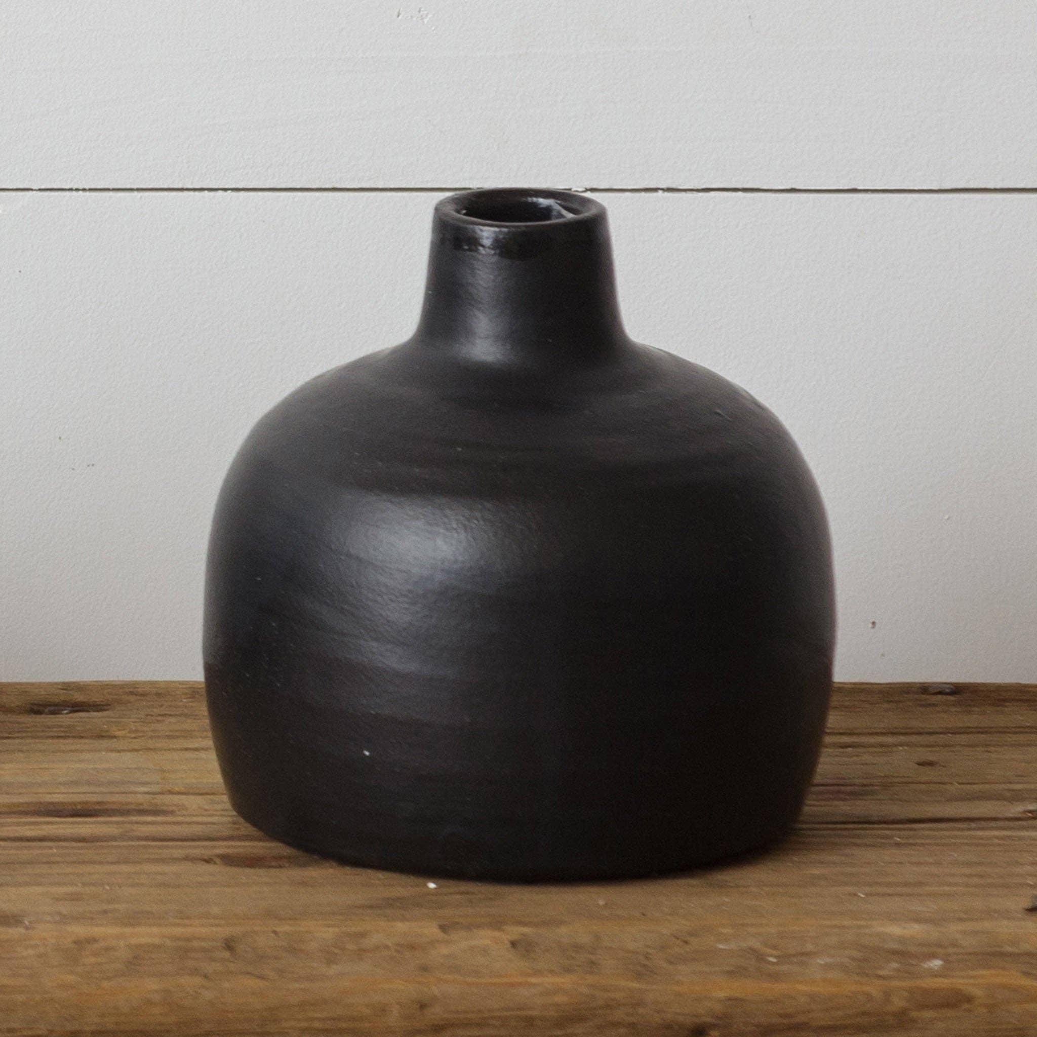 Black Matte Vase, Small (PK/2)