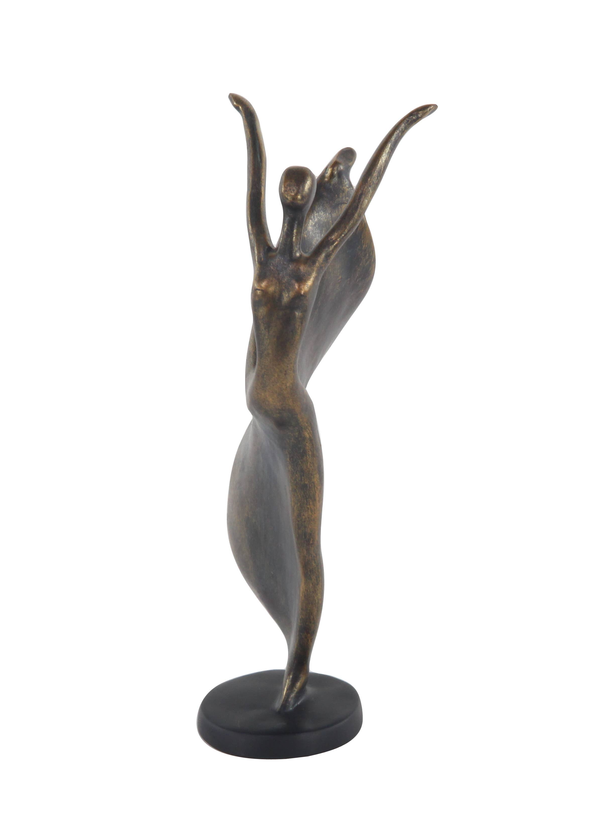 Traditional Brass Polystone Sculpture