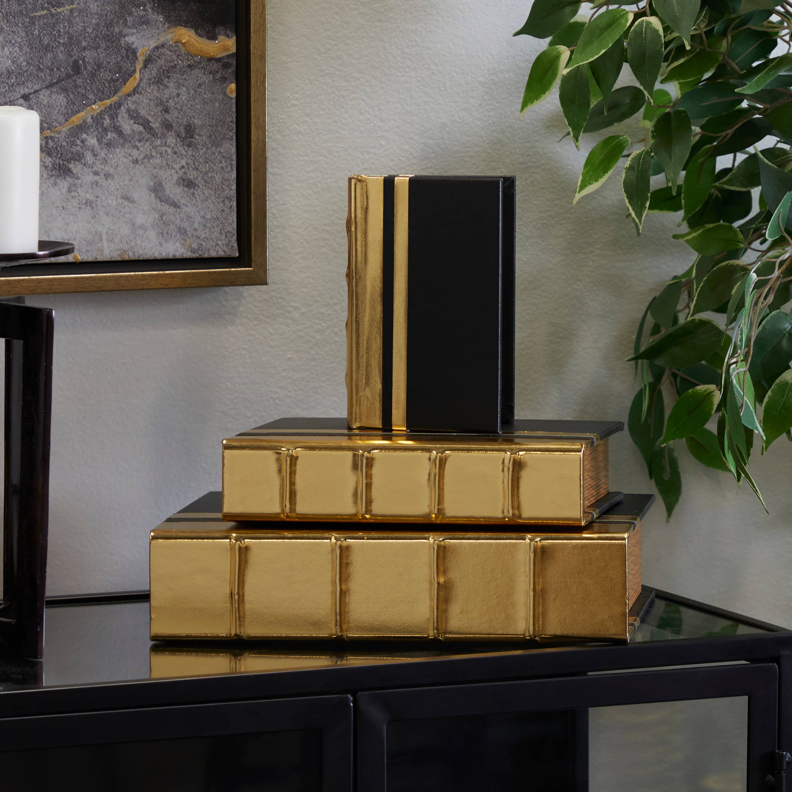 Glam Gold Faux Leather Box Set: Gold