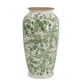 7.5x7.5x14.5" Verdant Whisper Ceramic Vase