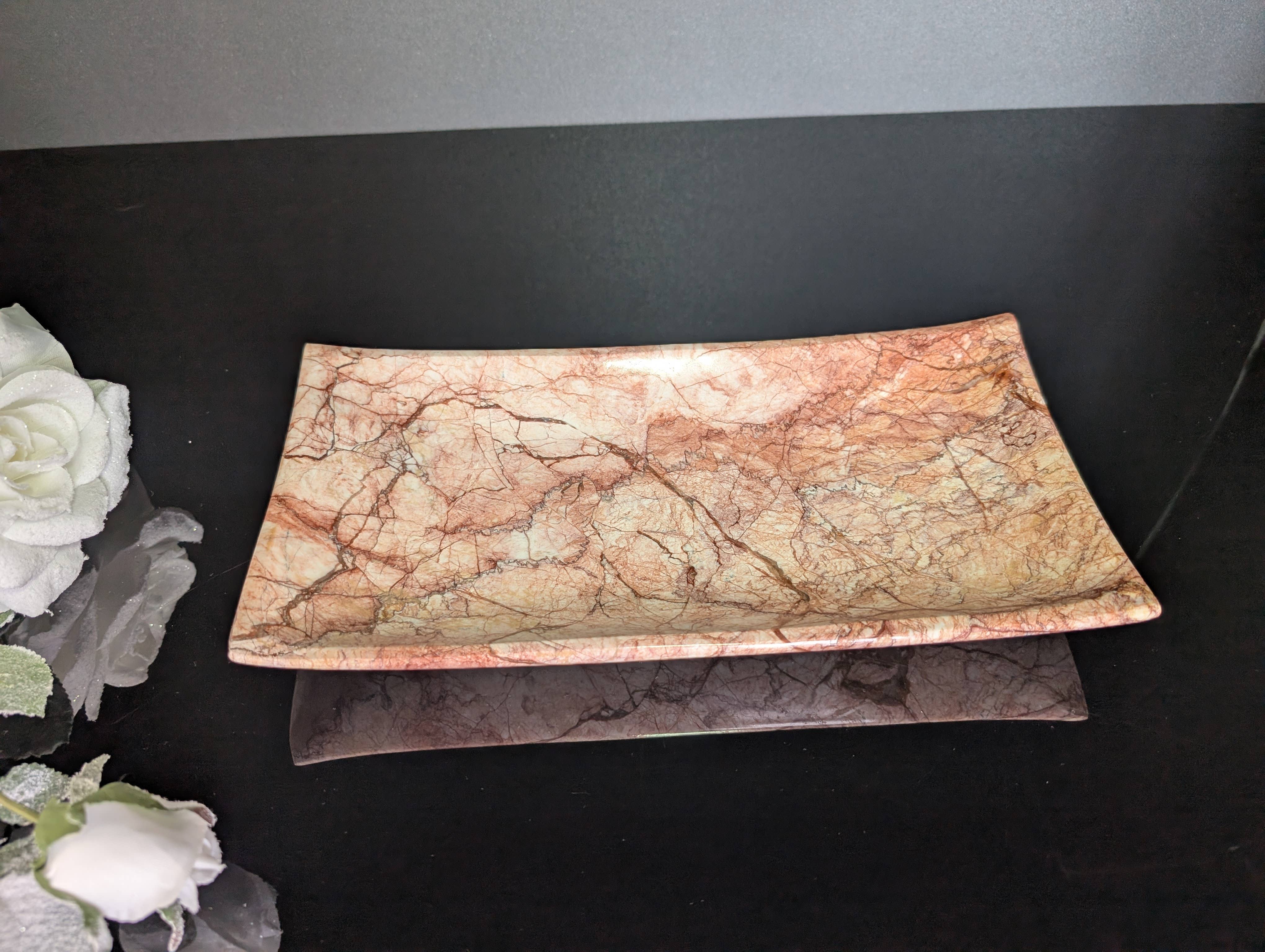 Decorative Stone Tray Handmade from Marble