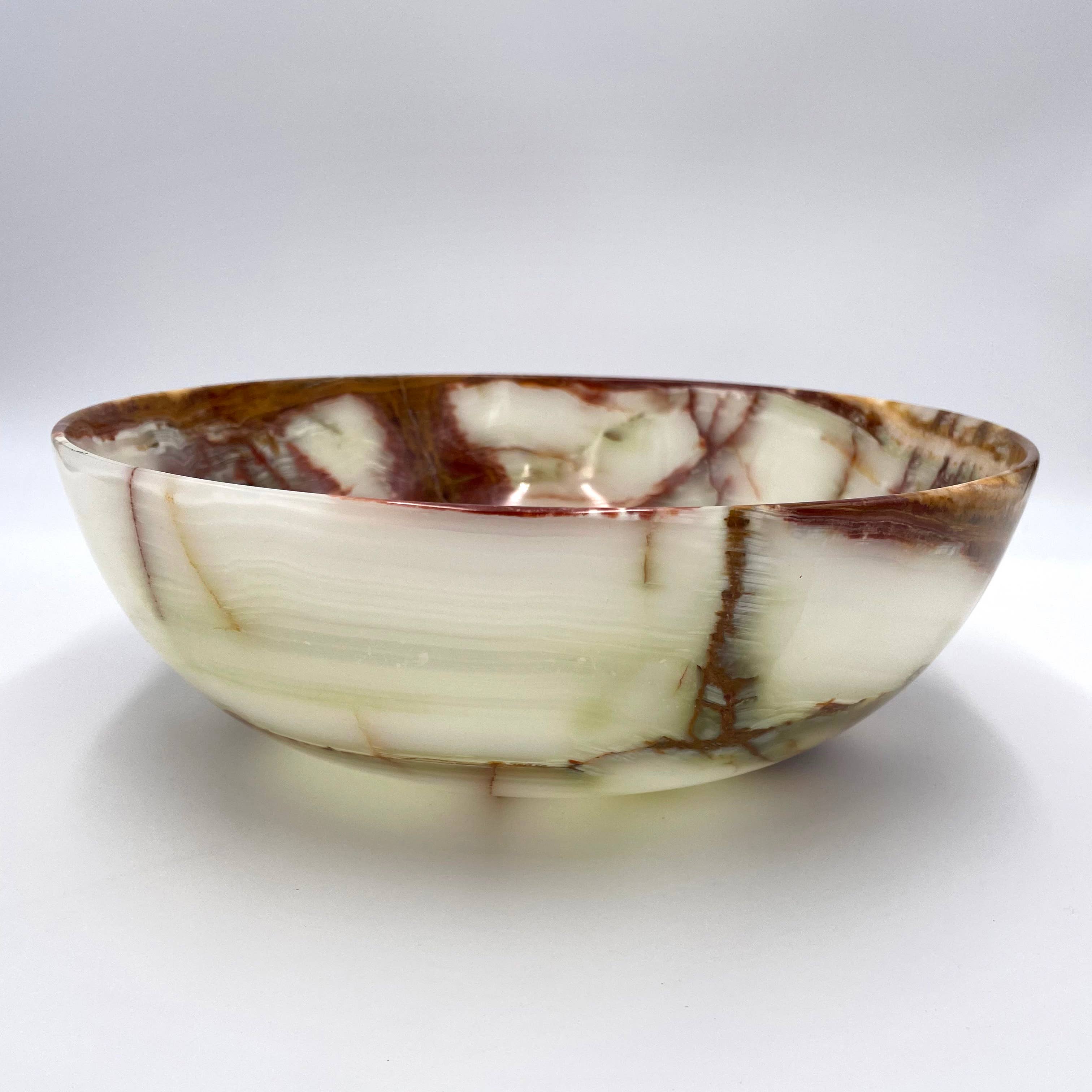 Mutli-colored Onyx Bowl - 12"