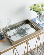 18x13x2" Opulent Baroque Mirror Tray