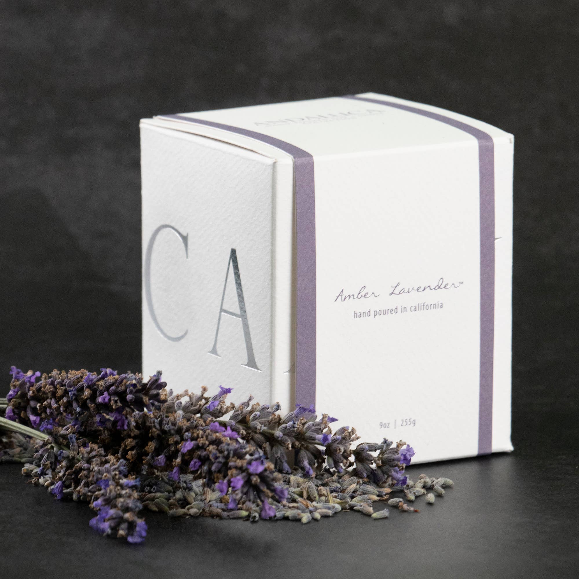 Amber Lavender 9 oz Candle