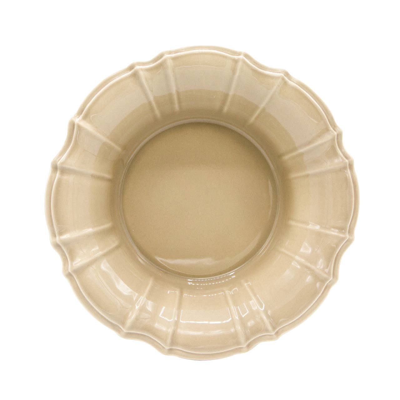 Chloe Serving Bowl: Taupe