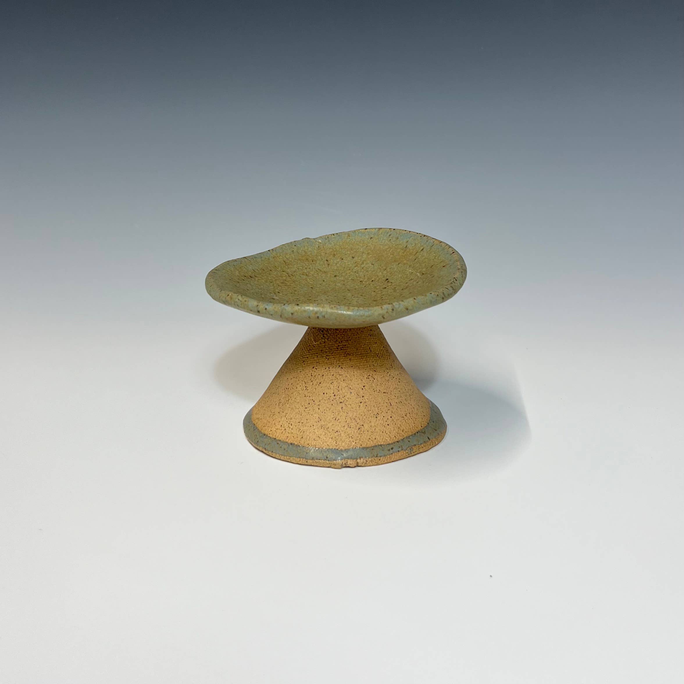 Medium Footed Dish: Agate